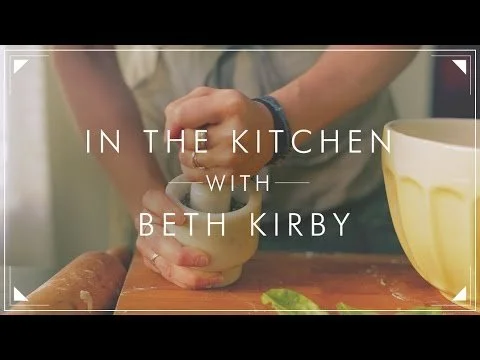 Peach, Basil + Lavender Galette Recipe | In The Kitchen | Free People