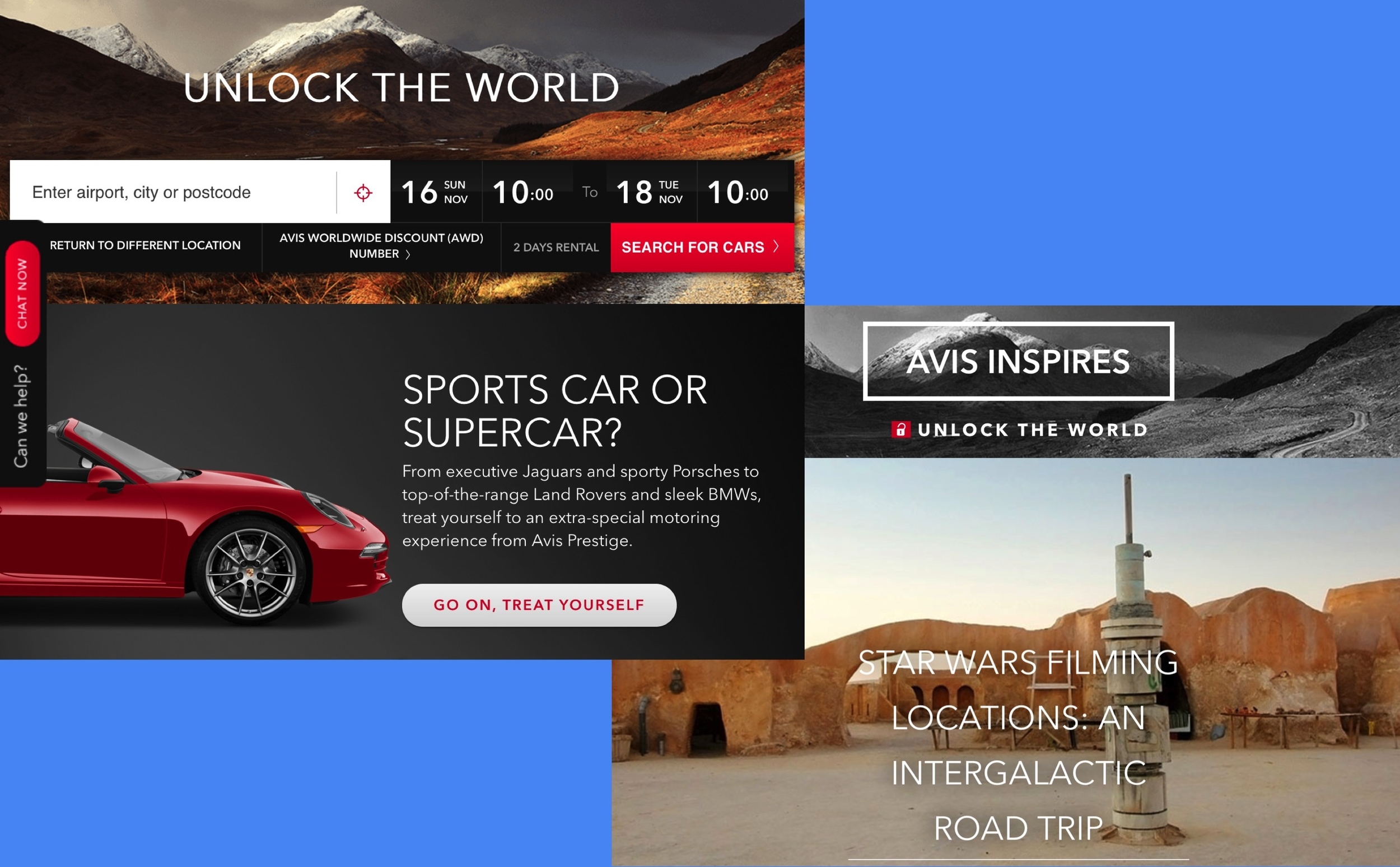 TRAVEL, FLIGHTS, HOTEL, CAR RENTAL, AVIS, BUDGET, ZIPCAR. CONNECTED CAR / IOT - JLR, FORD, BMW, AUDI, MERCEDES, GM.