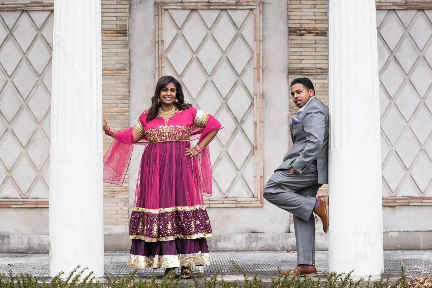 Jess & Michael's Engagement Shoot: Untermyer Gardens, Yonkers NY