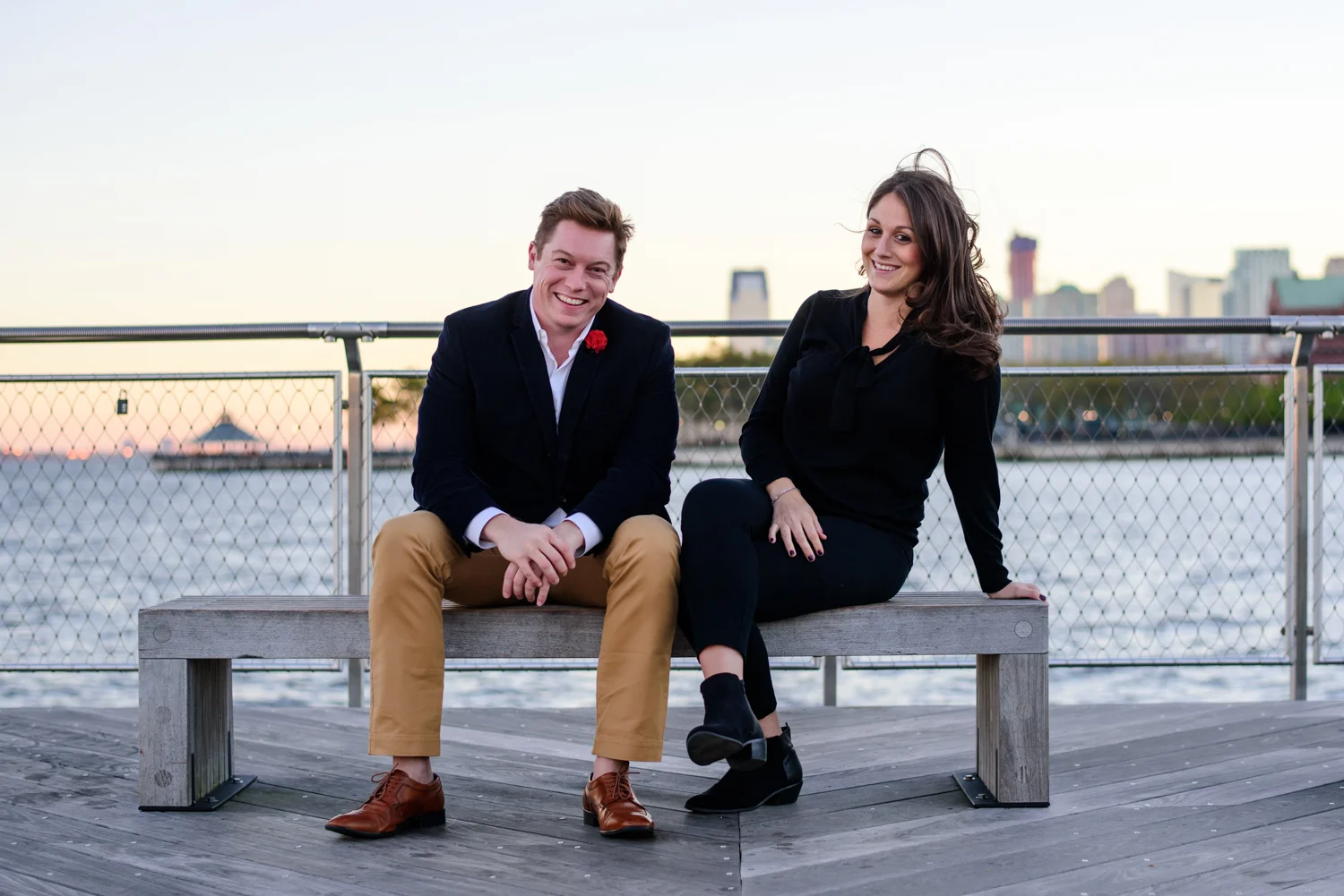 Lauren & Brandon's Engagement Shoot: Hoboken, NJ