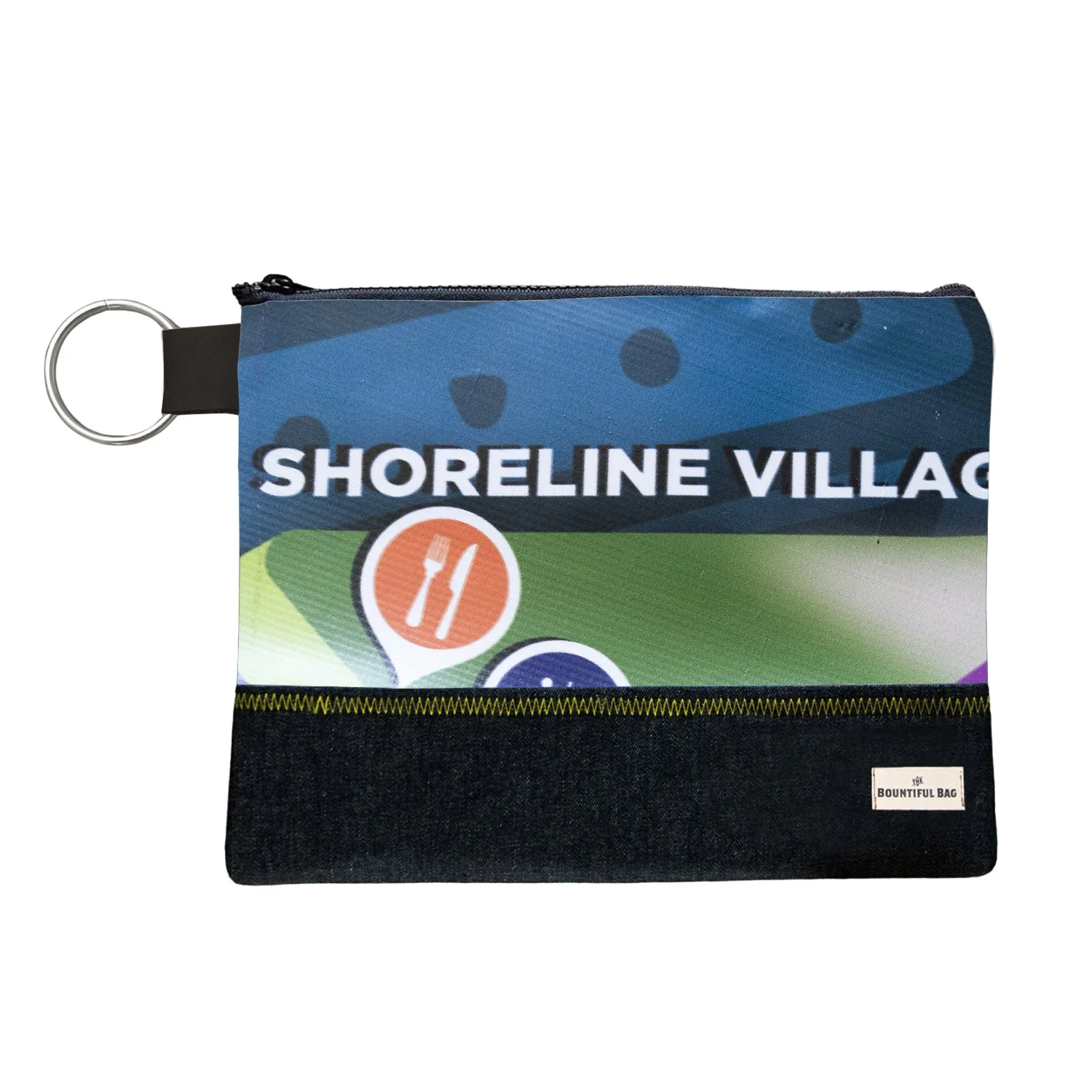 WARPED TOUR LONG BEACH 2025 / BOUNTIFUL ZIPPERED POUCH "SHORELINE"