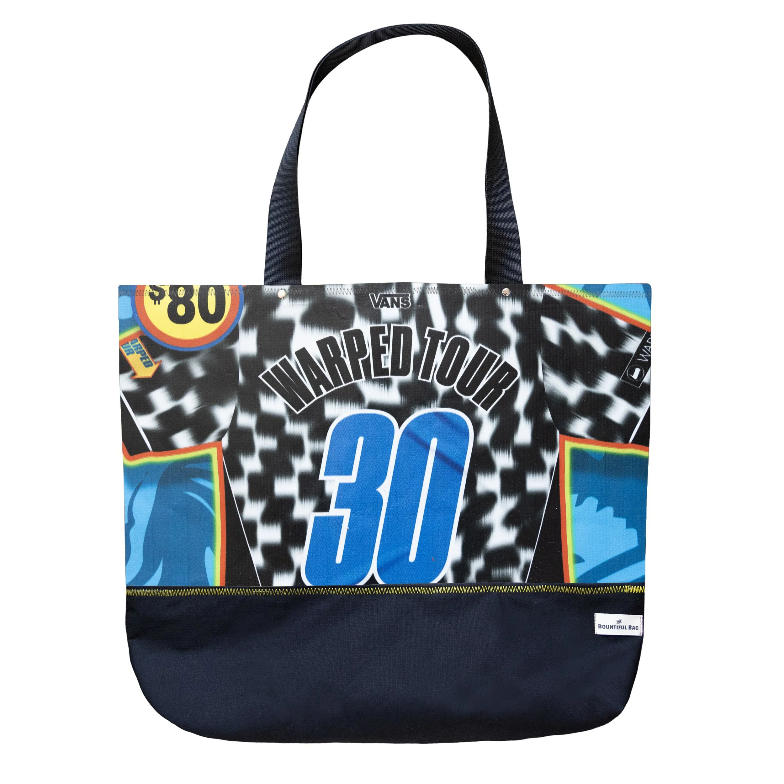 WARPED TOUR LONG BEACH / BOUNTIFUL JUMBO TOTE "BIKED"
