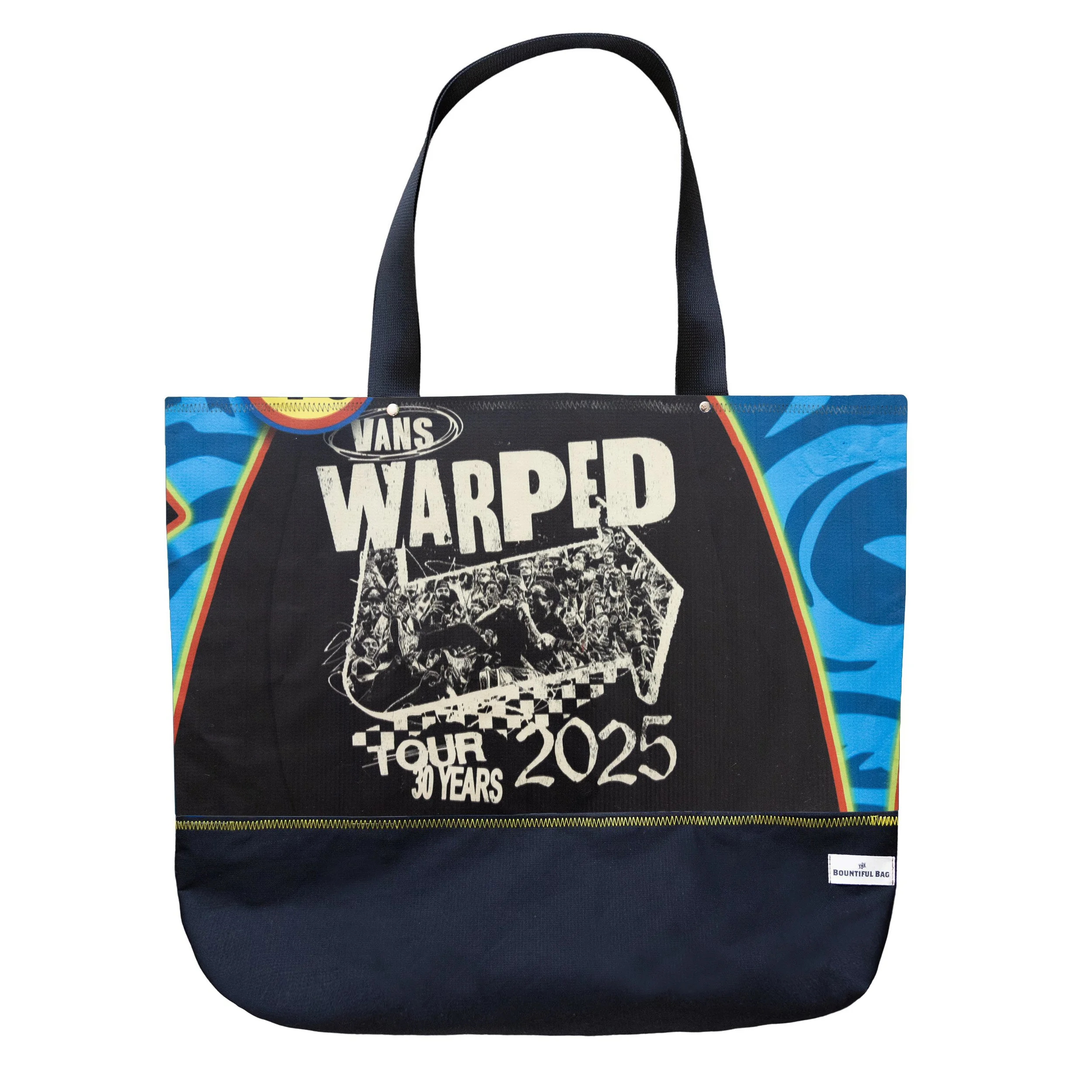WARPED TOUR LONG BEACH / BOUNTIFUL JUMBO TOTE "MAS VIPS"