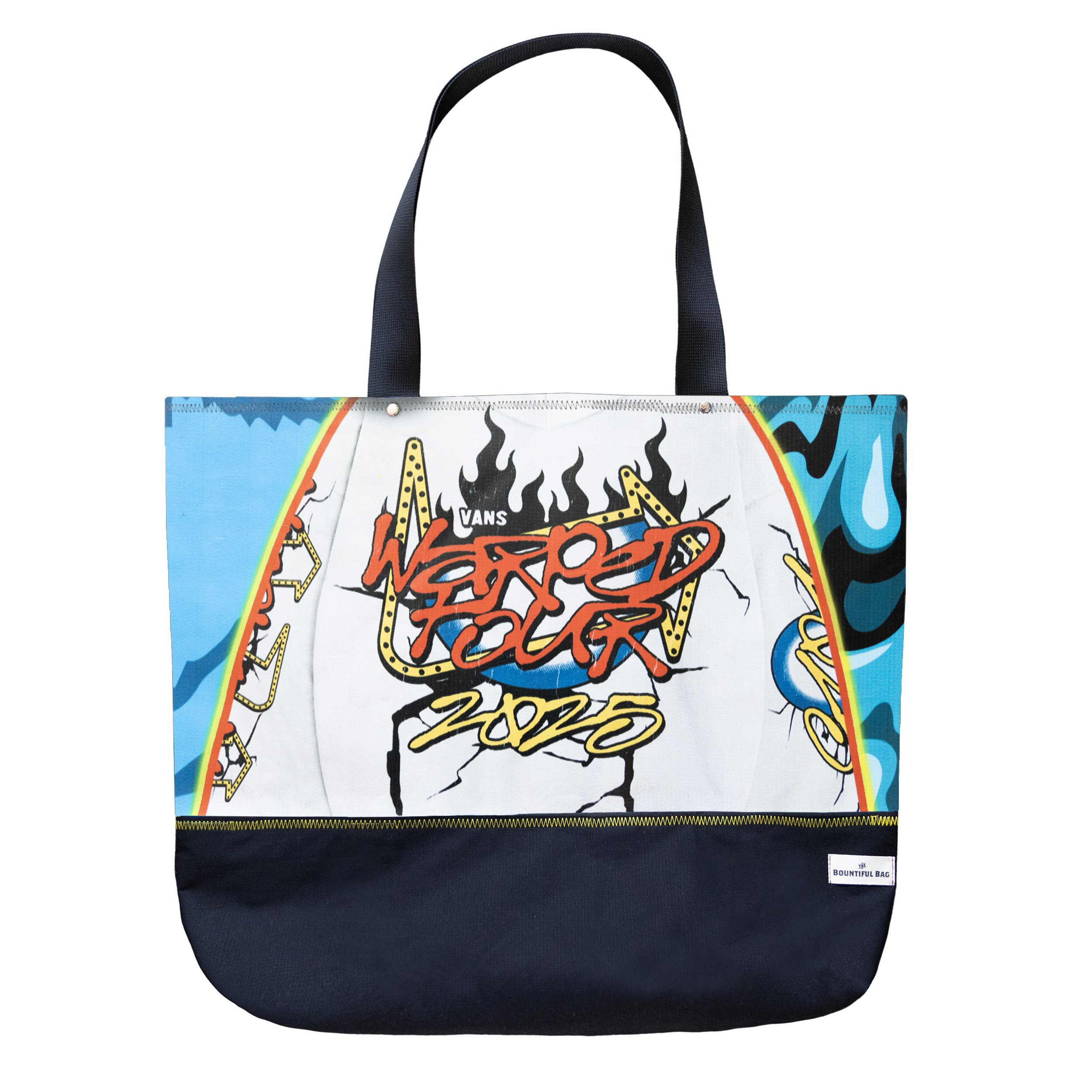 WARPED TOUR LONG BEACH / BOUNTIFUL JUMBO TOTE "GOODR GHOST"