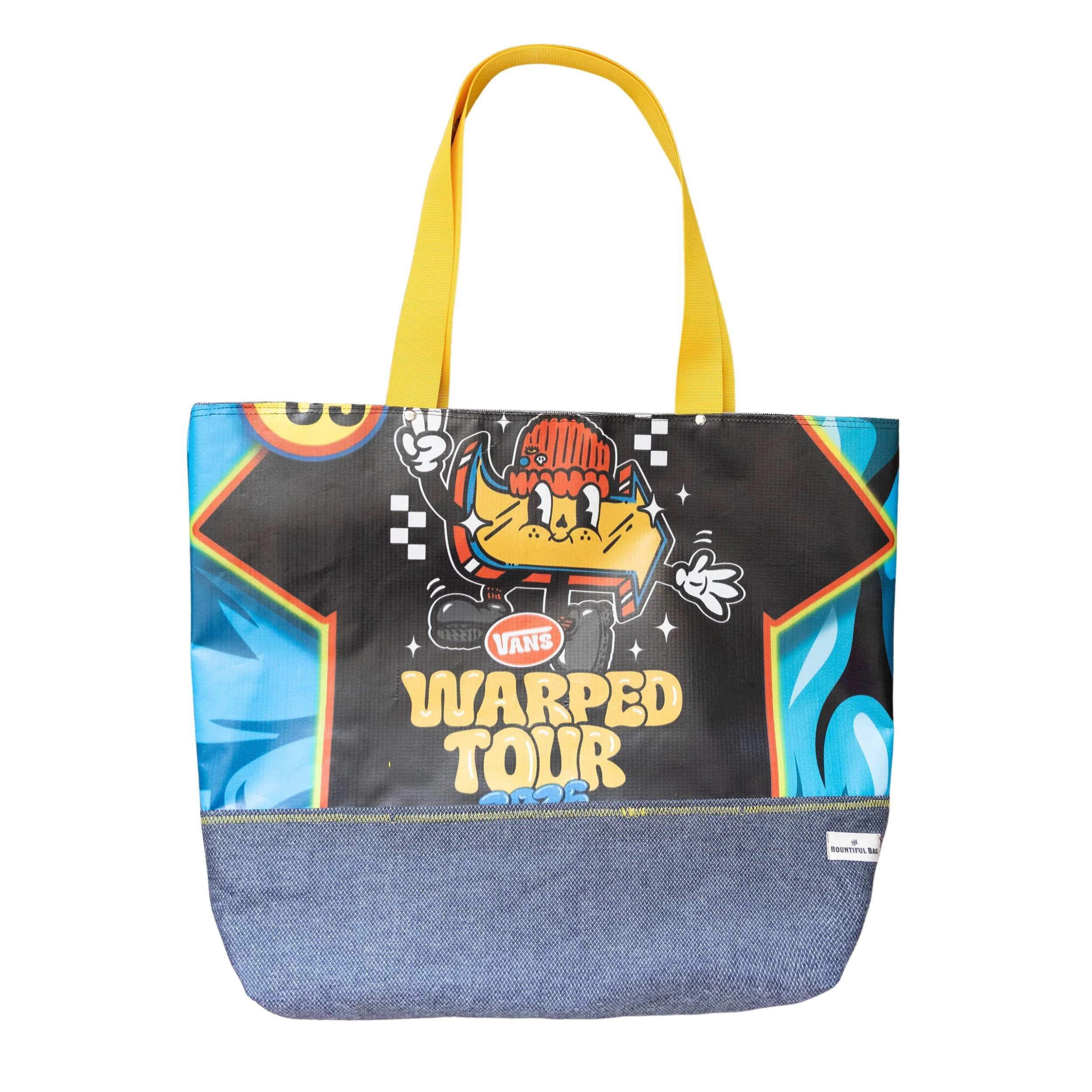 WARPED TOUR LONG BEACH / BOUNTIFUL JUMBO TOTE "VWT BUDDY"