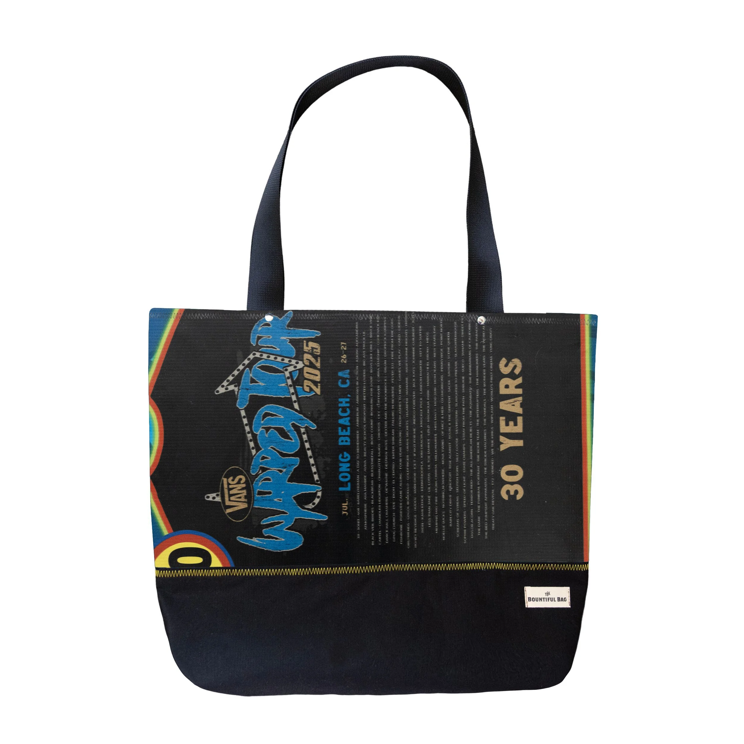 WARPED TOUR LONG BEACH 2025 / BOUNTIFUL CLASSIC TOTE "UNPLUGGED STAGE"