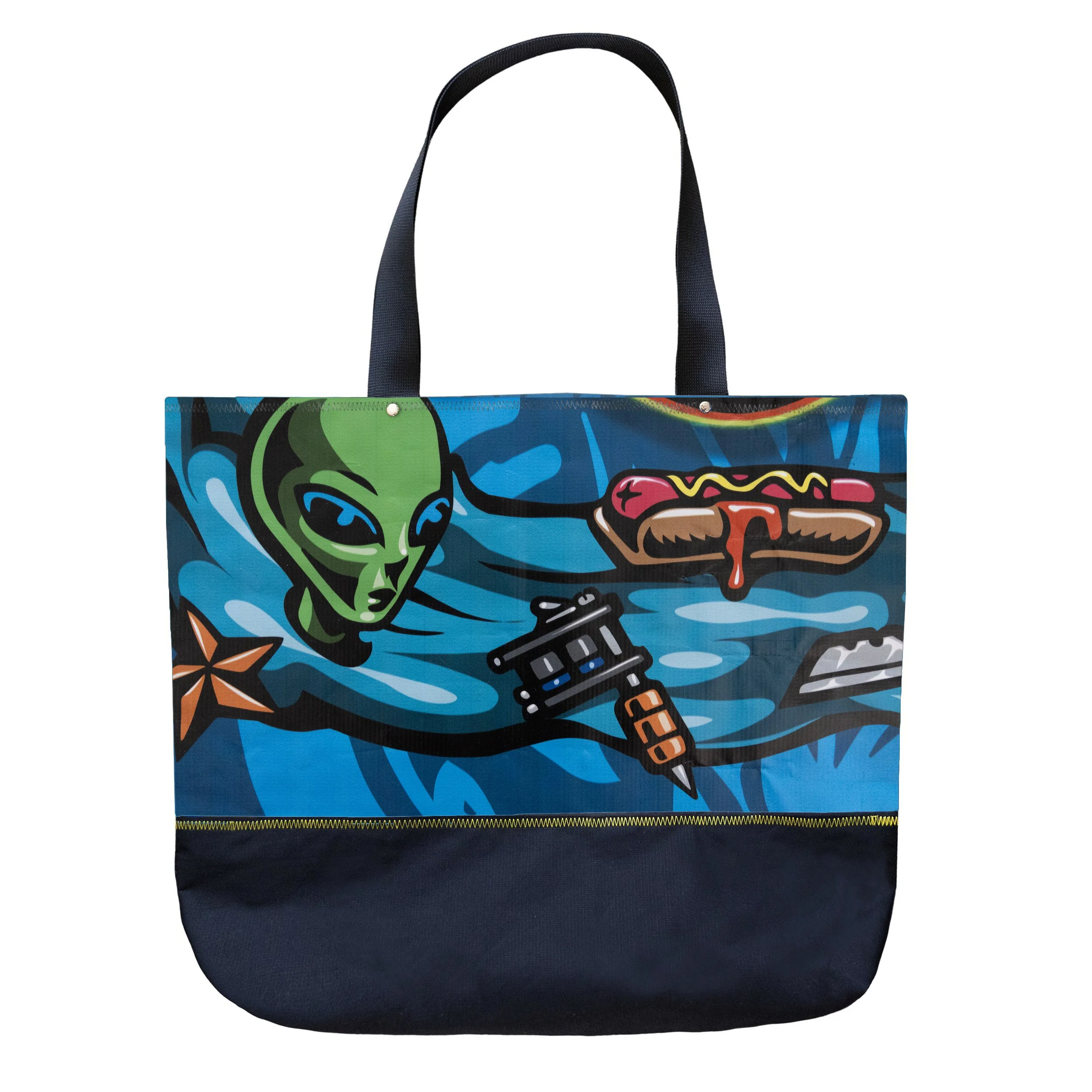 WARPED TOUR LONG BEACH / BOUNTIFUL JUMBO TOTE "HOT ALIEN"