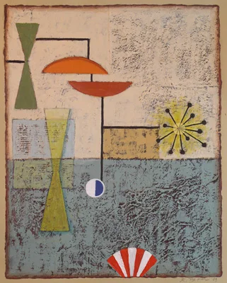 “Sterling Cooper # 5” acrylic on paper, 24” x 18” SOLD to a collector in Boston, MA