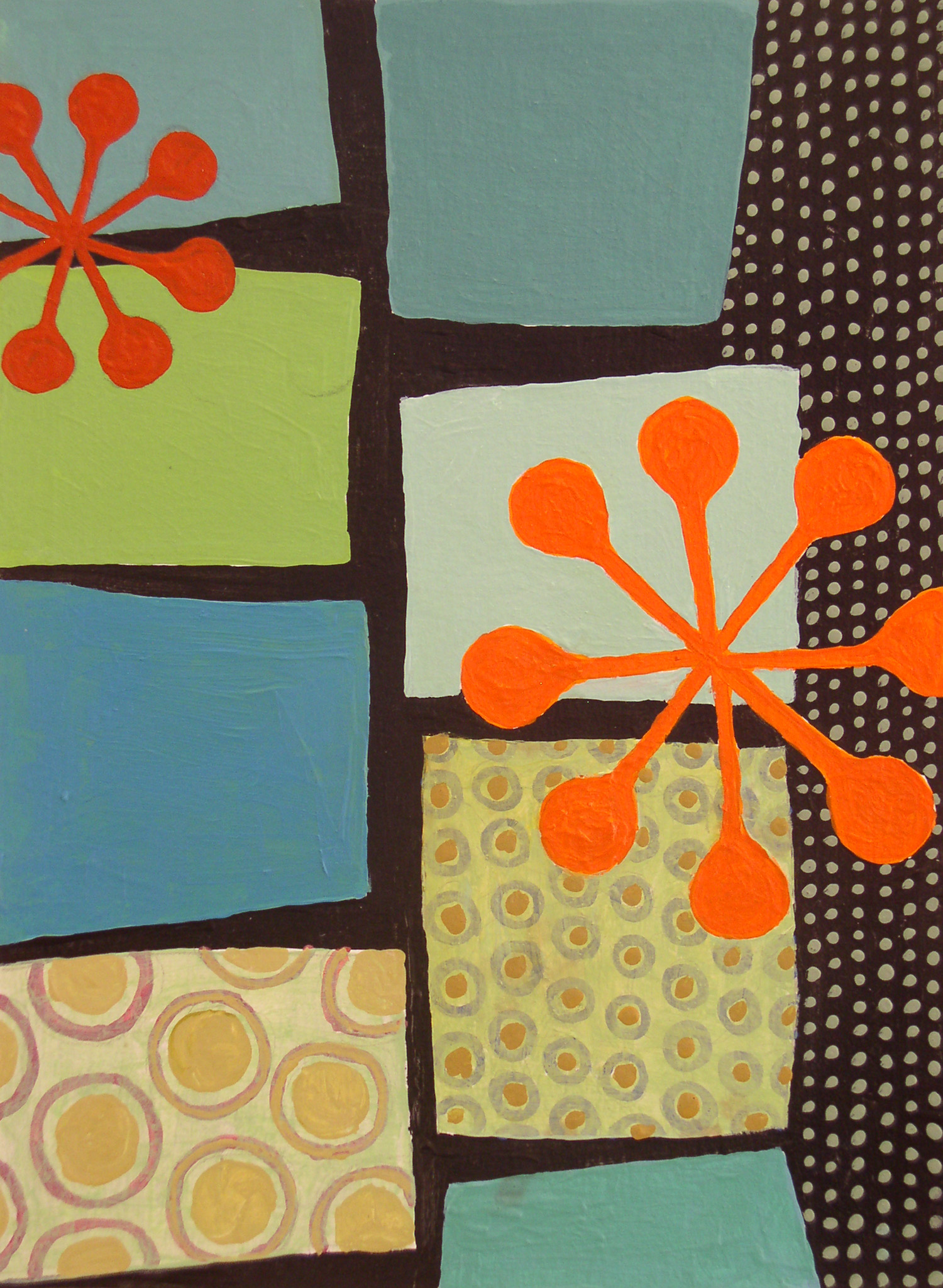 Jax #4, acrylic on paper, 16” x 12” SOLD to a collector in Jamaica Plain, MA