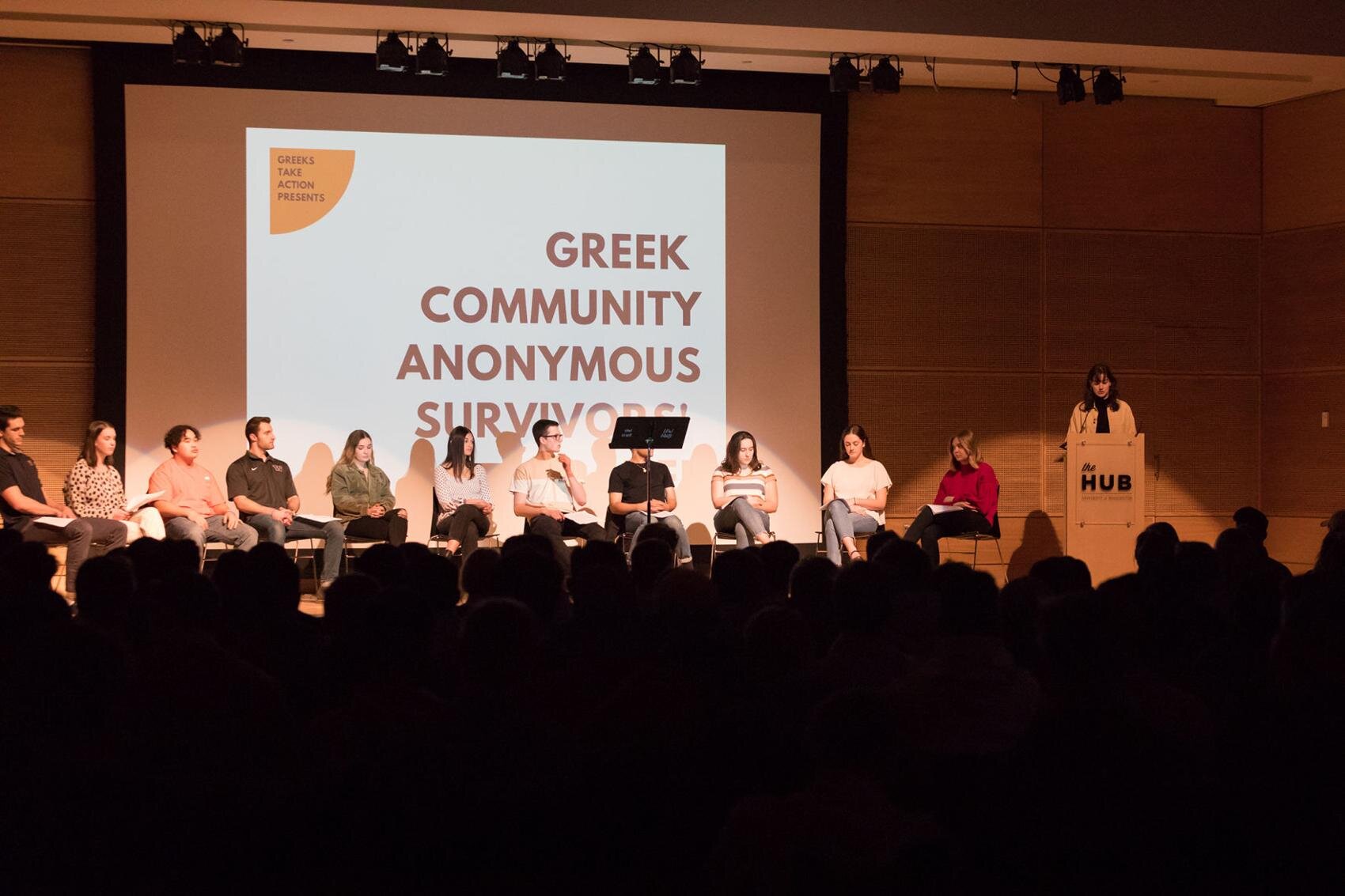 Greeks Take Action hosts fourth annual Anonymous Survivors’ Panel