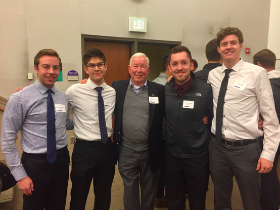 Members of Kappa Sigma with Gary Ausman, at the inaugural Academy in 2018. 