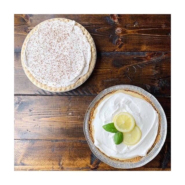 Friday is P I E day! 🥧 Chocolate 🍫 and lemon 🍋 pies available at both locations! ✨
.
.
.
.
#heritagehouse #heritagehousecoffeeandtea #hhriverfront #hhtowncenter #local #shoplocal #supportlocal #localbusiness #shoptuscaloosa #tuscaloosacoffeeshop #