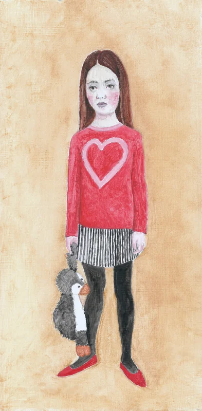 Love Child, oil on panel, 6"x12", 2010