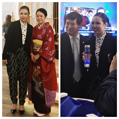 Agnes Muljadi with Brand Represantatives from Okawa 1536 and MBG Medi Hydro