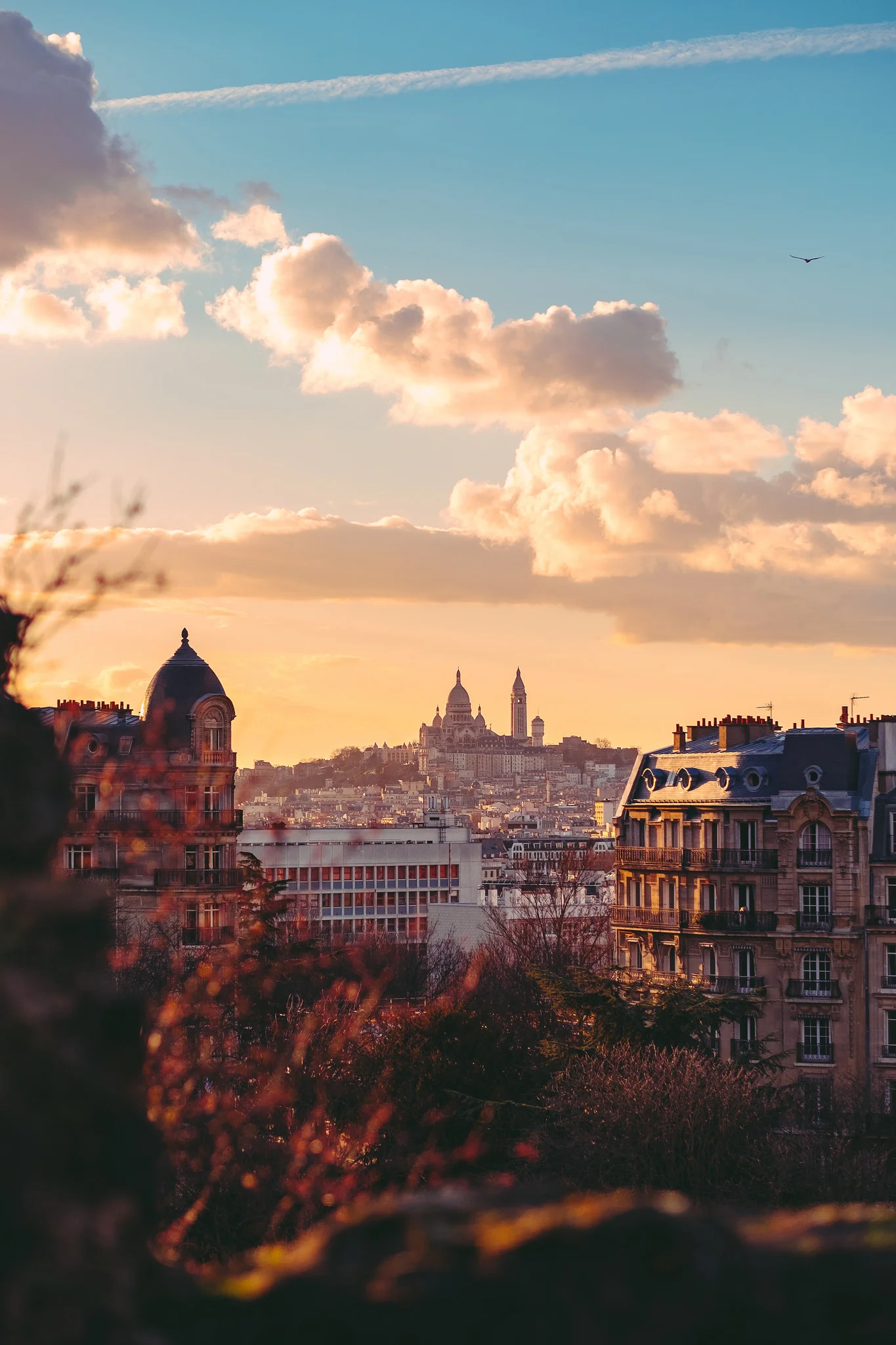 Sunset over Montmartre
