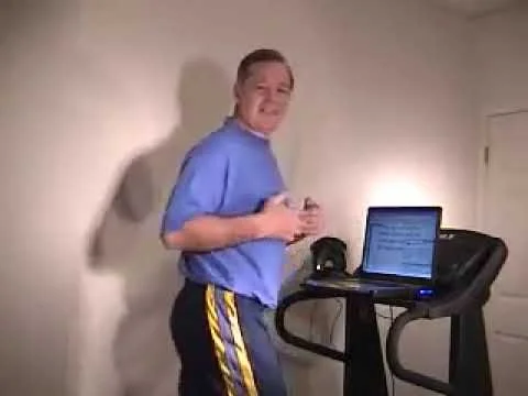 Typing on AlphaGrip while Running