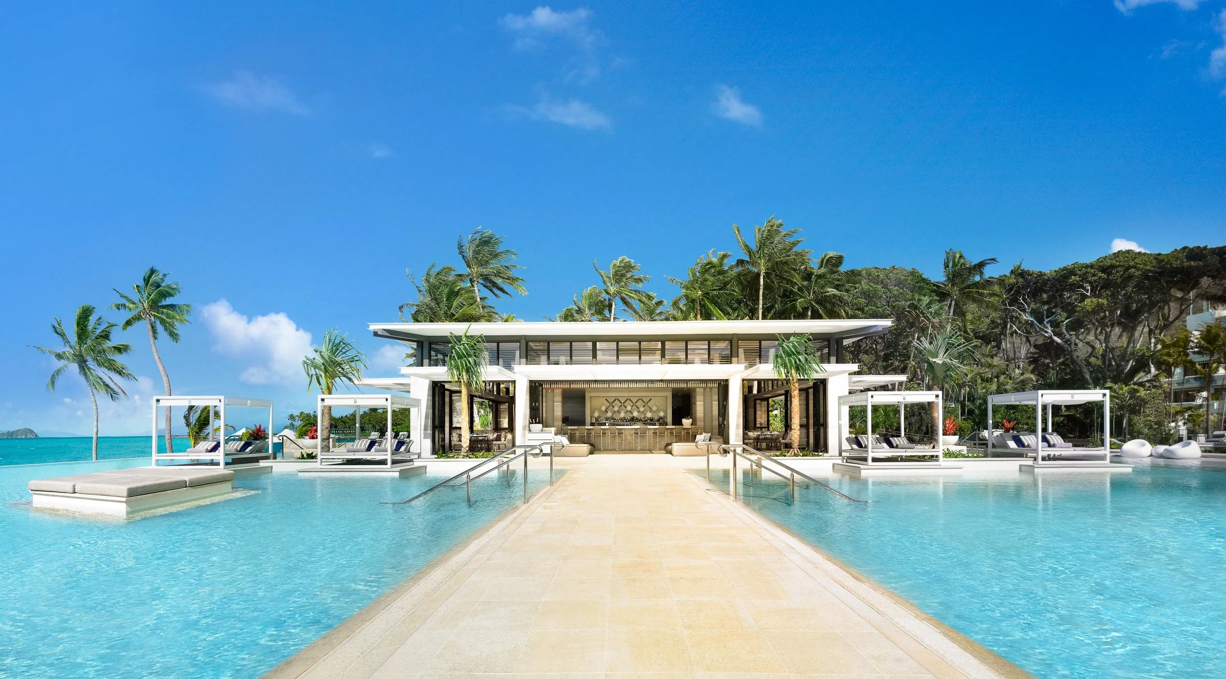 Hayman Island's new Aquazure Pool