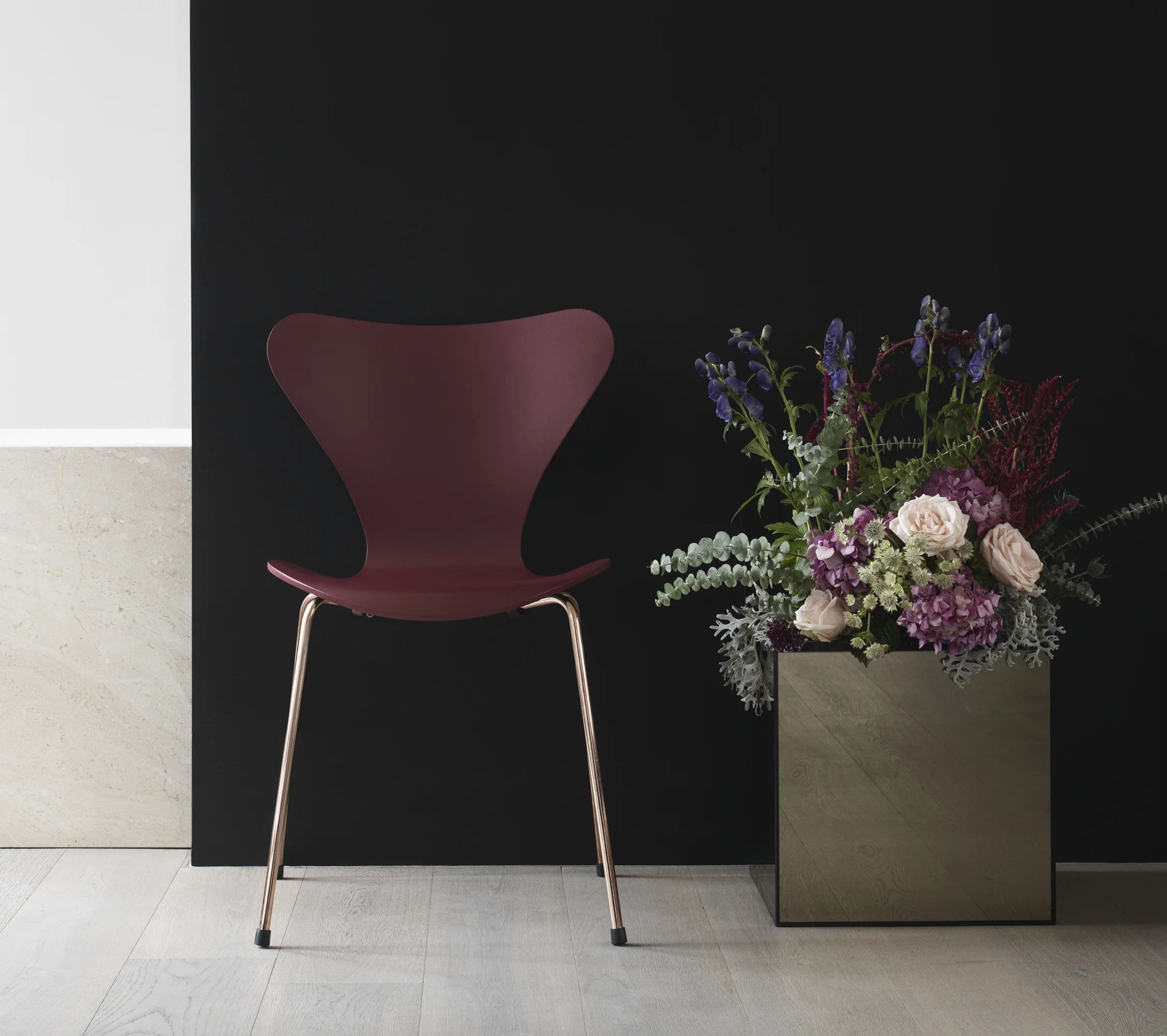 Republic of Fritz Hansen's limited edition Arne Jacobsen chairs were inspired by cherry blossom