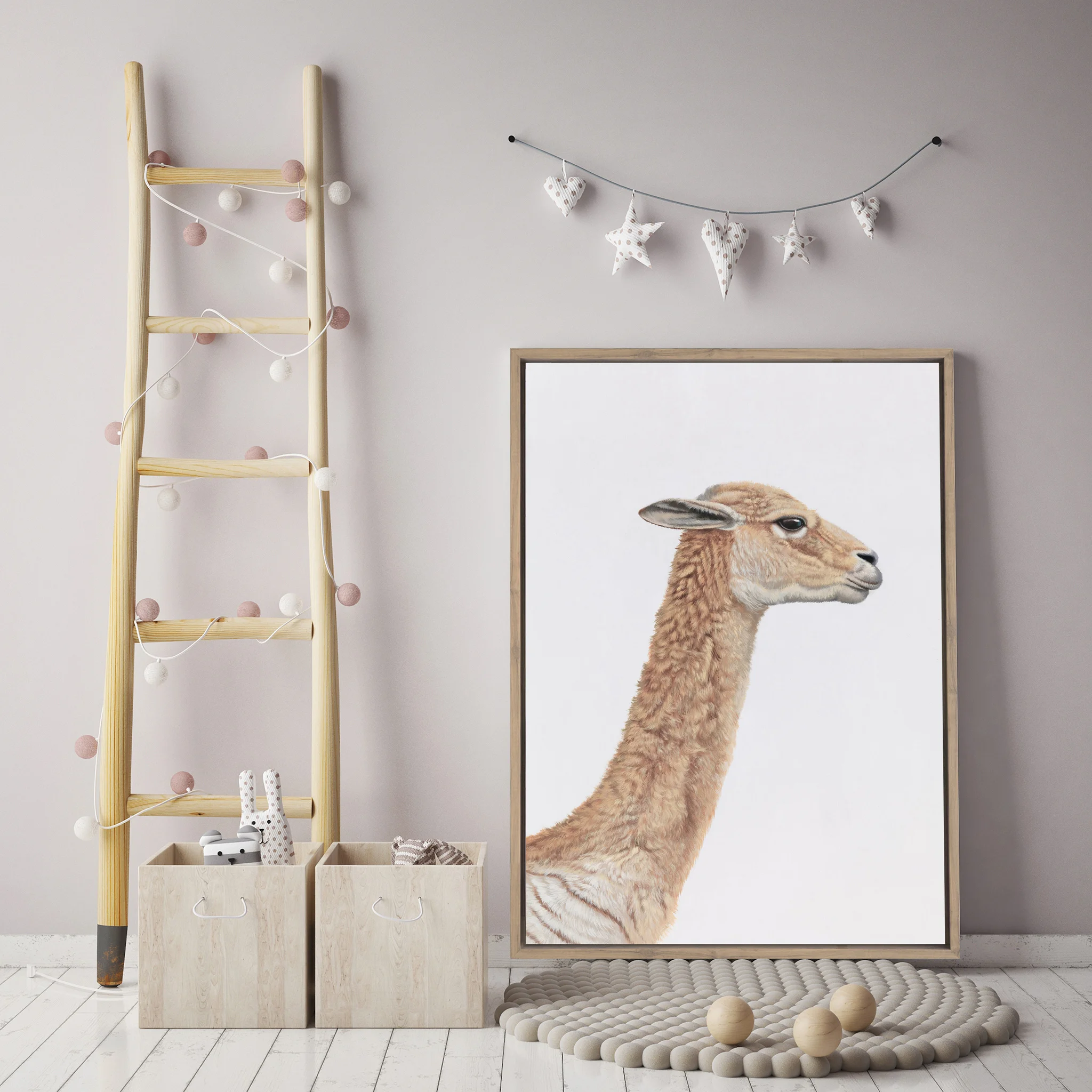 Baby Alpaca Canvas By The Print Emporium.jpg