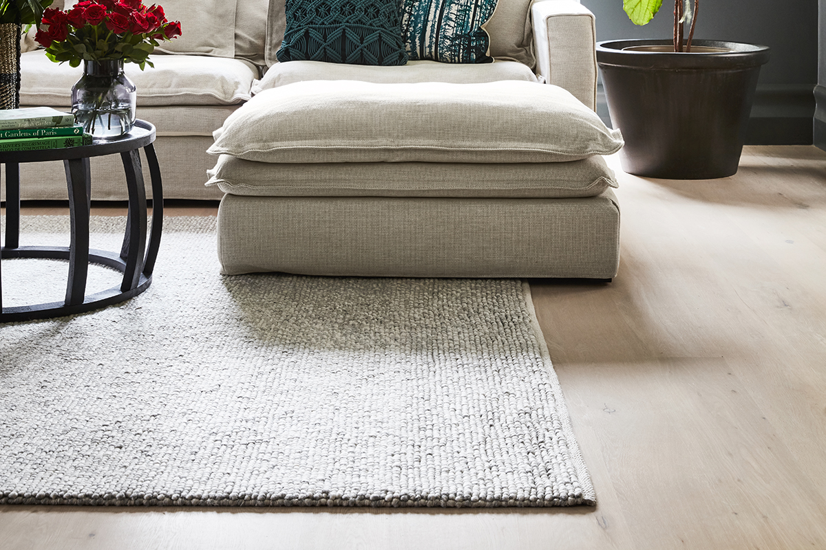 Pebbles hand-woven rug (240 x 300cm) $999