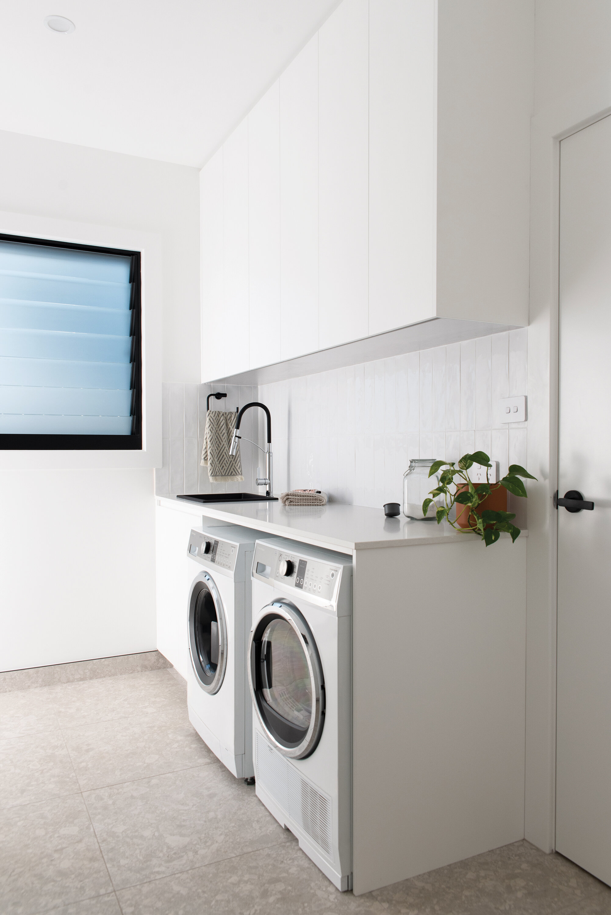 laundry bench on The Secrets To Creating A Fresh And Functional Laundry Adore Home Magazine