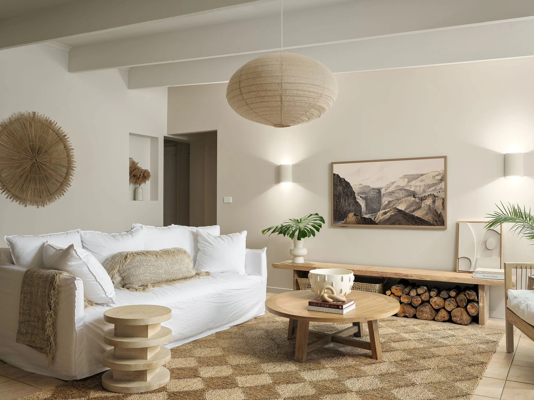 Mediterreanean living/dining mini-makeover