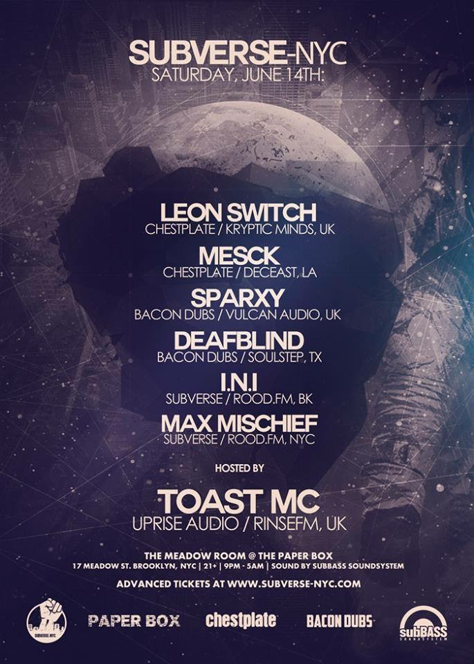 Subverse-NYC - Flyer Artwork