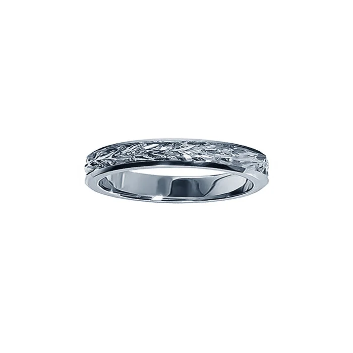 White Gold wedding Band