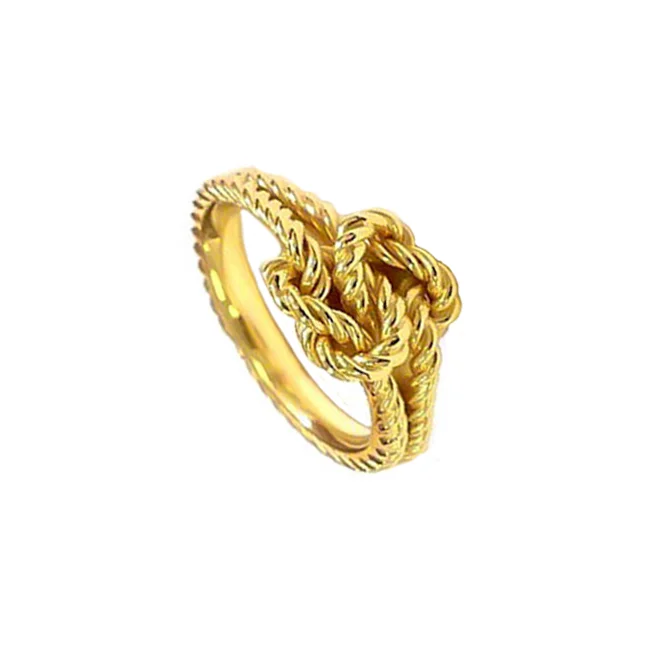 Nautical Knot Gold Ring