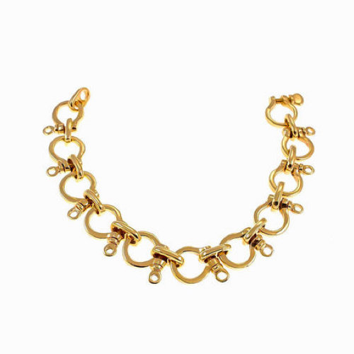 Gold Charms Bracelets - Nautical Gold Bracelet - Charm Bracelets - Aumaris Gold Bracelets 