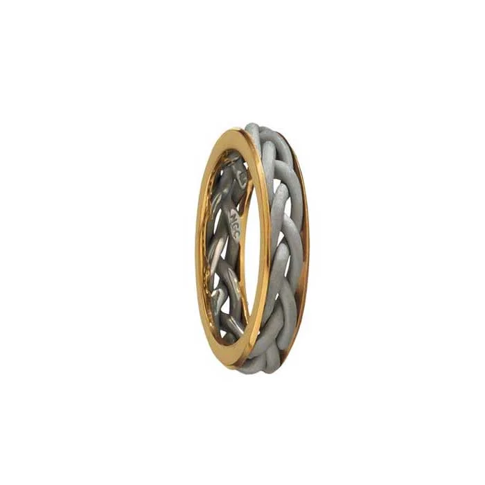 nautical gold wedding ring