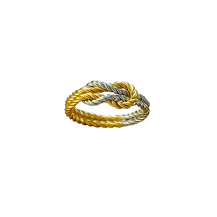 Knot Rings nautical gold Rings