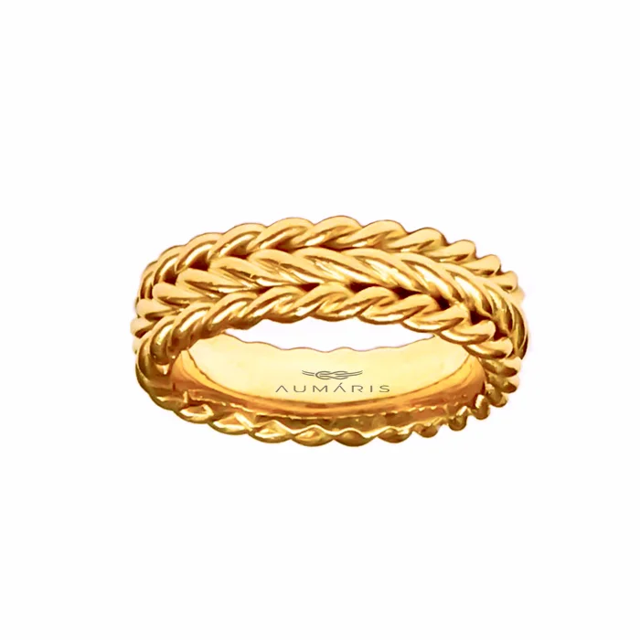 maritime gold wedding rings