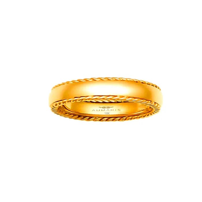 nautical gold wedding rings