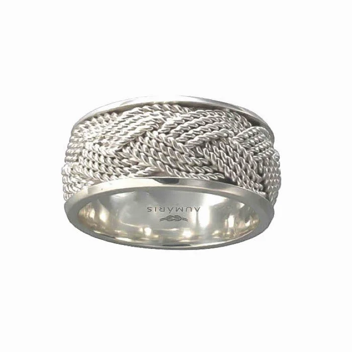 Turks Head rings - 4 Strand Silver