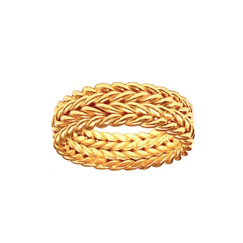 Men Gold Rope Wedding Band Product