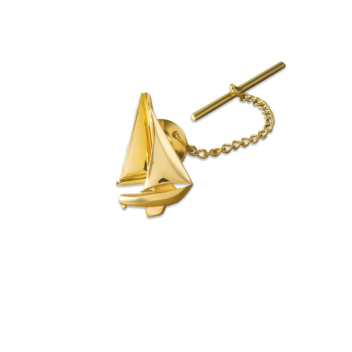 Gold Sailing Boat Pendant