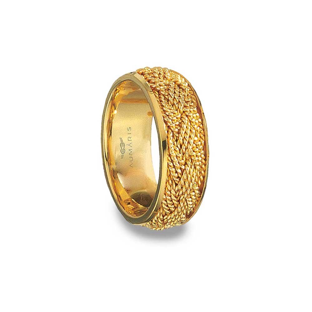 Nautical Charm Bracelet Gold - Nautical Gold bracelets - Aumaris