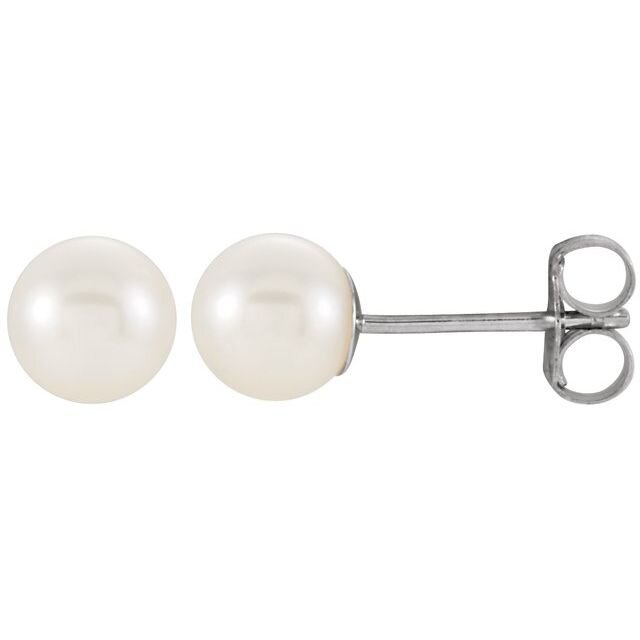 Pearl Earrings Face Mask Friendly