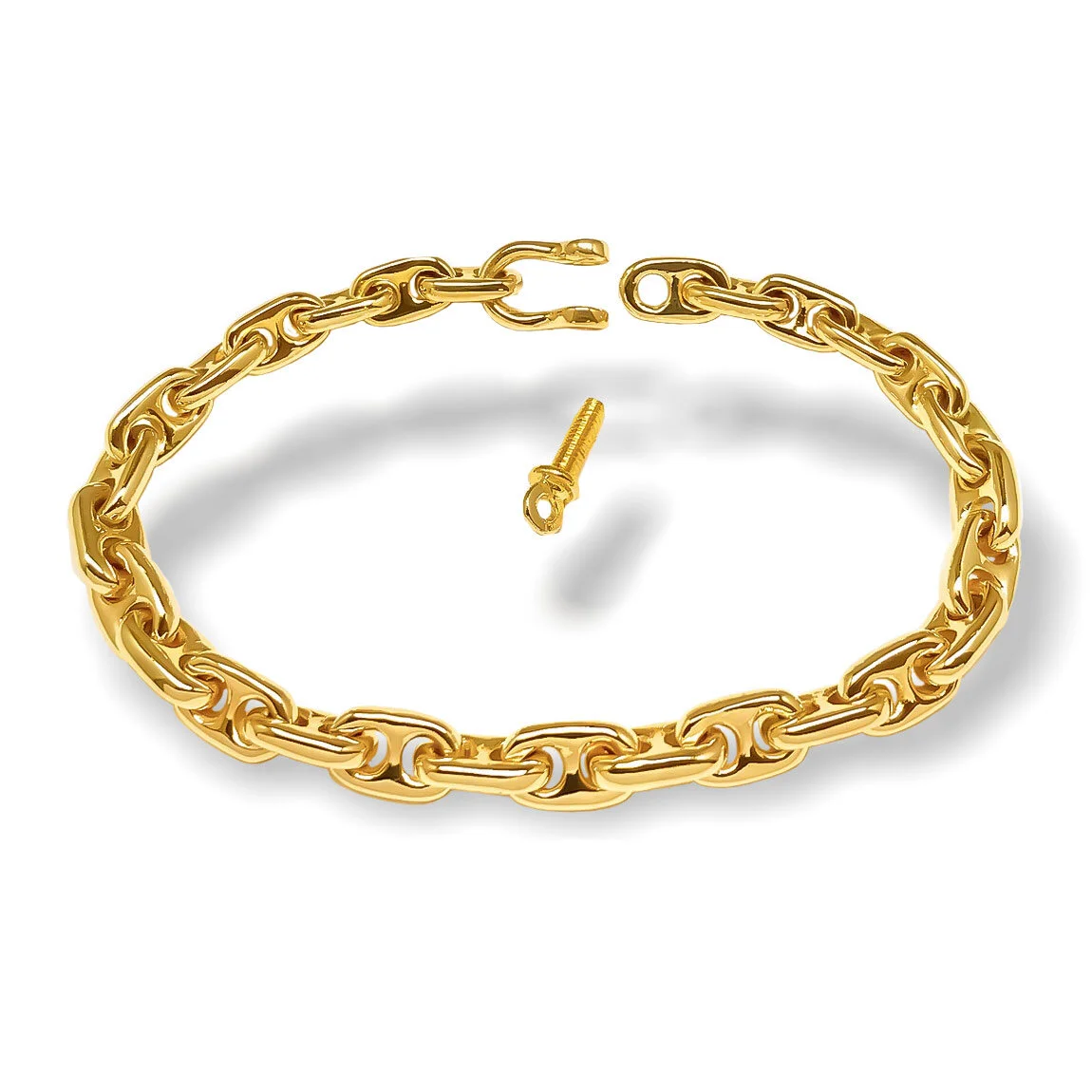 Anchor Chain Bracelets Gold Anchor Chain Nautical Gold Bracelets