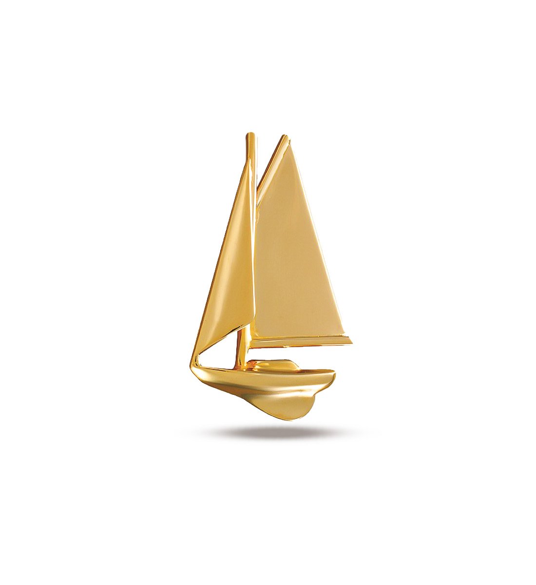 Sloop Gold Pendant