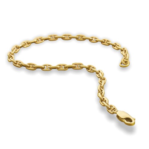 Nautical Charm Bracelet Gold - Nautical Gold bracelets - Aumaris
