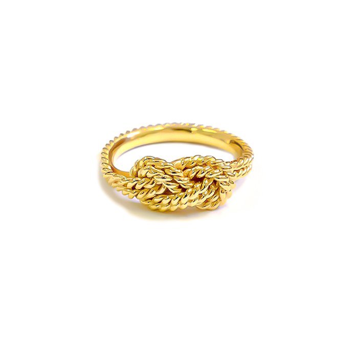 Gold Knot Promise Ring