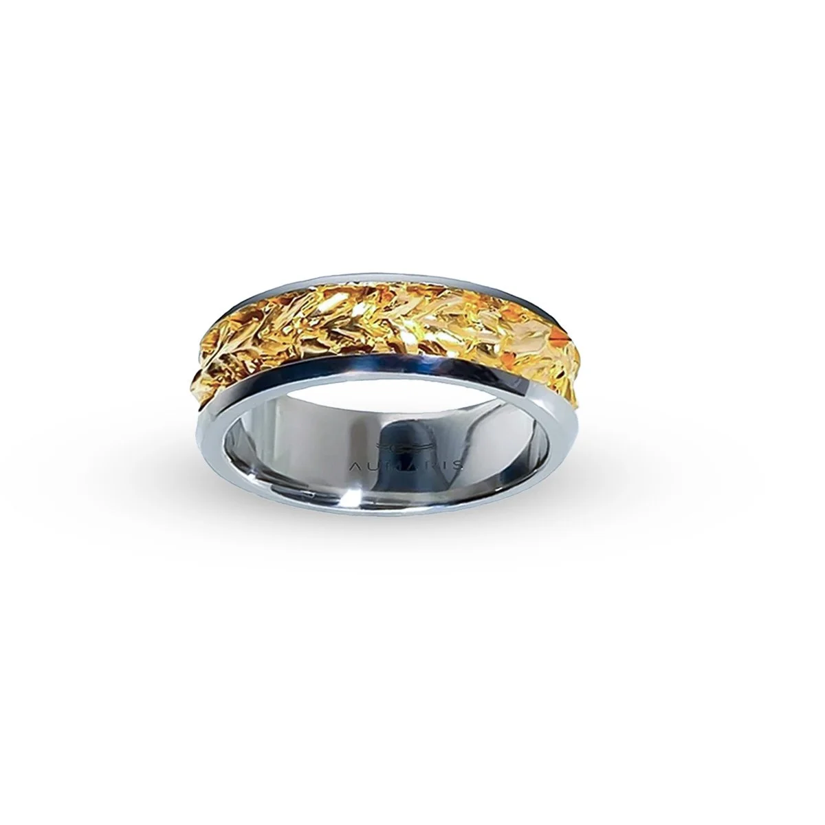 White and yellow golr hawaiian Wedding rings and Aumaris Jewelry