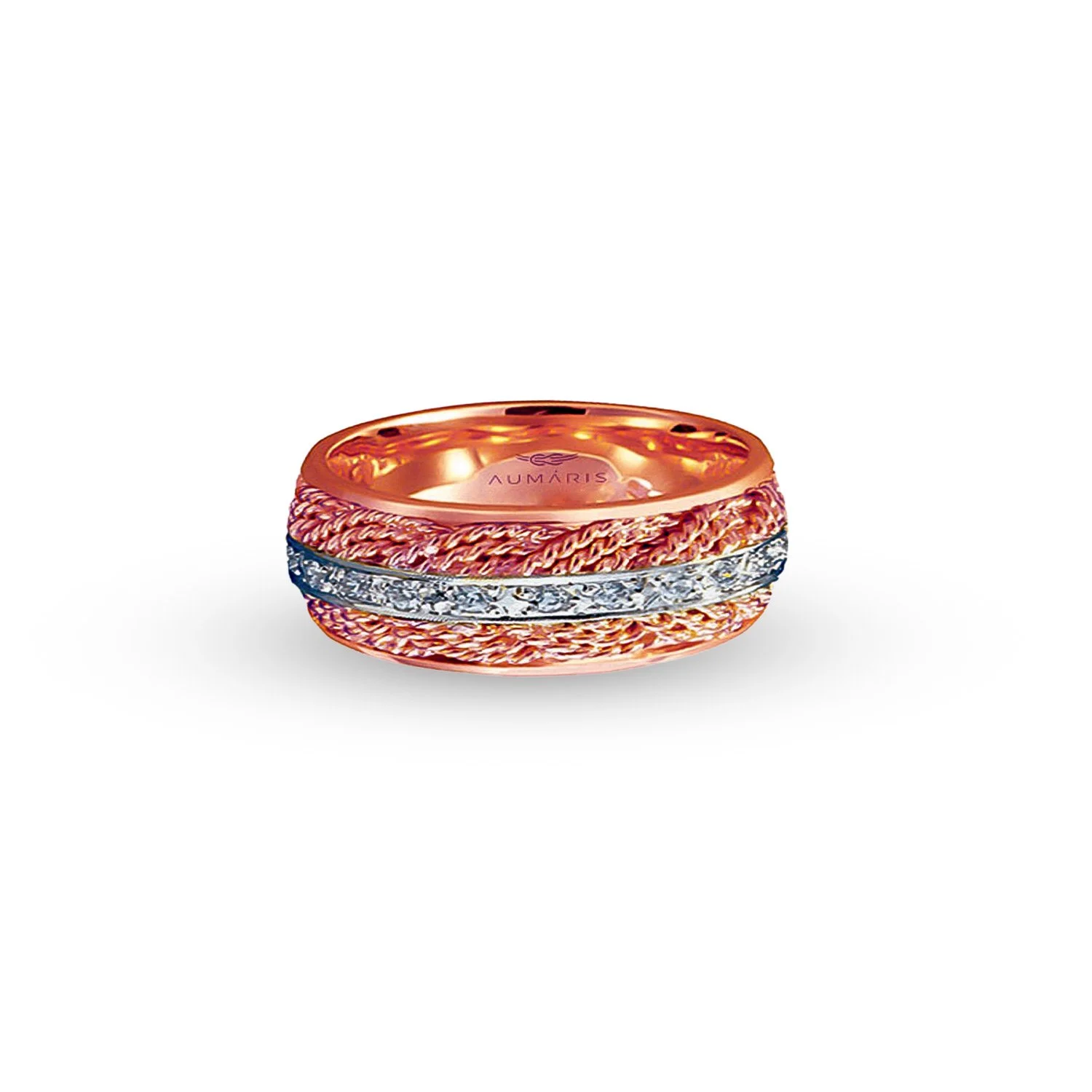 Rose Gold Eternity Ring Turks Head
