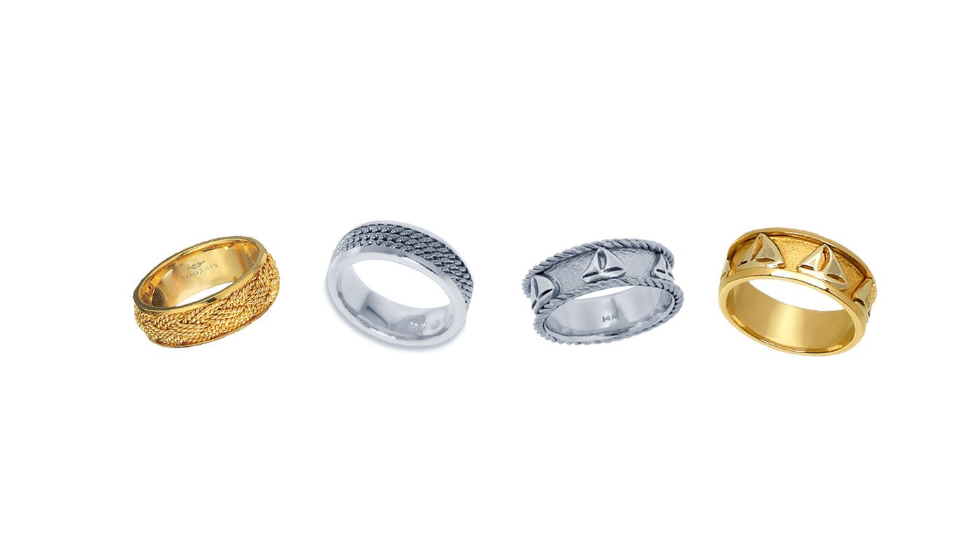 Real 14k Yellow Gold Men's Ring Elegant Ring Design For Man Anillo Oro  Hombre | eBay