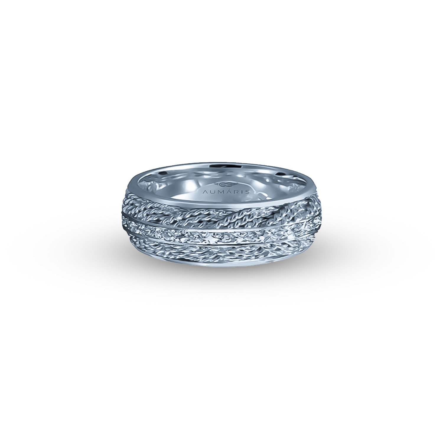 Diamond eternity Turks head ring