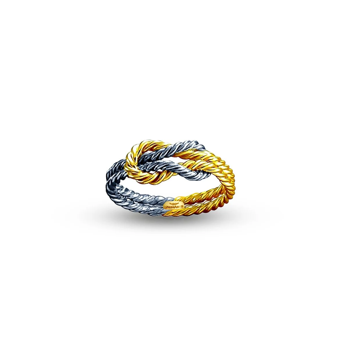 Knot Rings nautical gold Rings for girls who sail