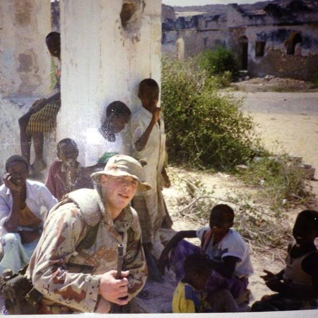 Dan, while serving in Mogadishu Somalia, 1994