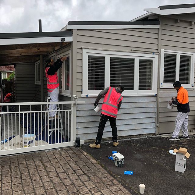 Residential season is upon us 🏡
.
.
The boys are Paint stripping this home in Mt Albert back to bare timber 😀look for the updates